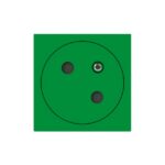 LEGRAND - Mosaic Link prise 2P+T affleurante 45°-2 modules vert - 077160L