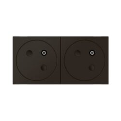 LEGRAND - Mosaic Link prise 2x2P+T affleurante 45°-4 modules noir - 079192L