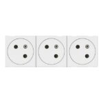 LEGRAND - Mosaic Link prise 3x2P+T affleurante 45°-6 modules blanc - 077143L