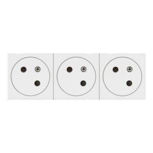 LEGRAND - Mosaic Link prise 3x2P+T affleurante 45°-6 modules blanc - 077143L