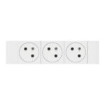 LEGRAND - Mosaic Link prise 3x2P+T affleurante soluclip 6 modules blanc - 077103L