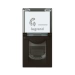 LEGRAND - Mosaic RJ45 ctd FTP cat6 1 mod noir - 079162L