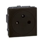 LEGRAND - Mosaic boite ct plat 2P+A 2 mod noir - 079121L