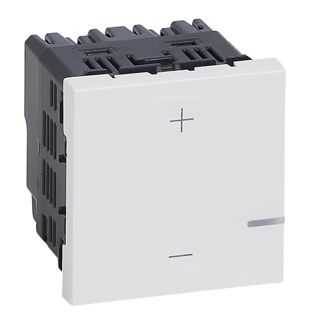 LEGRAND Variateur LED 2 fils blanc Variateur LED 2 fils 125 W sans neutre blanc avec touches + et -