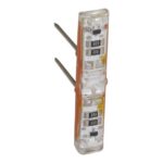 LEGRAND - Mosaic easyled blanc 230V fonction témoin socle orange - 067685L