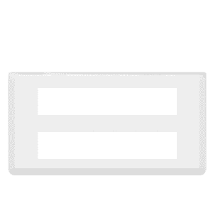 LEGRAND - Mosaic plaque 2x10 modules blanche horizontal - 078828L