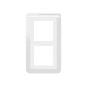 LEGRAND - Mosaic plaque 2x2 modules blanche entraxe 57mm vertical - 078854L