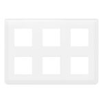 LEGRAND - Mosaic plaque 2x3x2 modules blanche horizontal - 078832L
