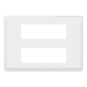 LEGRAND - Mosaic plaque 2x6 modules blanche horizontal - 078836L