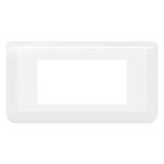 LEGRAND - Mosaic plaque 4 modules blanche horizontal - 078814L
