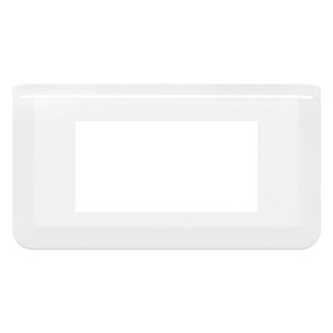 LEGRAND - Mosaic plaque 4 modules blanche horizontal - 078814L