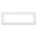 LEGRAND - Mosaic plaque 8 modules blanche horizontal - 078818L
