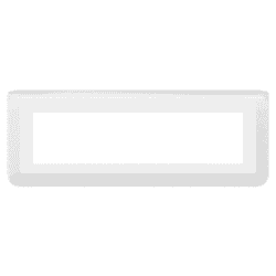 LEGRAND - Mosaic plaque 8 modules blanche horizontal - 078818L