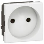 LEGRAND - Mosaic prise 2P 10/16A 250V 2 mod. Blanc - 077110