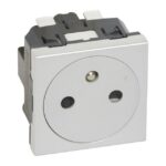 LEGRAND - Mosaic prise 2P+A 2 mod alu - 079342
