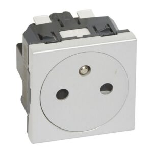 LEGRAND - Mosaic prise 2P+A 2 mod alu - 079342