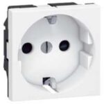 LEGRAND - Mosaic prise 2P+A Schuko blanc - 077213