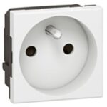 LEGRAND - Mosaic prise 2P+T à vis 10/16A 250V 2 mod. Blanc - 077113
