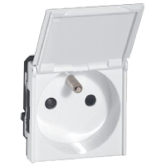 LEGRAND - Mosaic prise 2P+T à volet 10/16A 250V 2 mod. Blanc - 077119 LEGRAND - Mosaic prise 2P+T à volet 10/16A 250V 2 mod. Blanc - 077119