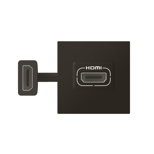 LEGRAND - Mosaic prise HDMI préconnectée 2 mod Noir - 079479L LEGRAND - Mosaic prise HDMI préconnectée 2 mod Noir - 079479L