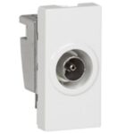 LEGRAND - Mosaic prise TV diamètre 9.5mm 1 module blanc - 078793