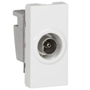 LEGRAND - Mosaic prise TV diamètre 9.5mm 1 module blanc - 078793