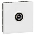 LEGRAND - Mosaic prise TV simple 2 mod. Blanc - 078782