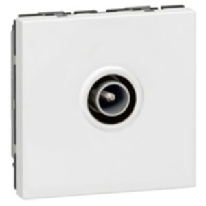 LEGRAND - Mosaic prise TV simple 2 mod. Blanc - 078782