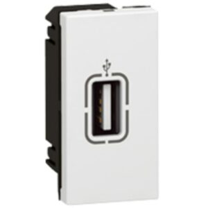 LEGRAND - Mosaic prise USB femelle 1 mod. Blanc - 078761