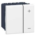 LEGRAND - Mosaic variateur 0/1 10V 2 mod. Blanc - 078404