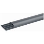 LEGRAND - Moulure de sol 92 x 20 mm gris - 4 compartiments - 032800