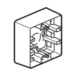 LEGRAND - Niloé cadre saillie 1P crème 40x20mm vertical / horizontal - 664898