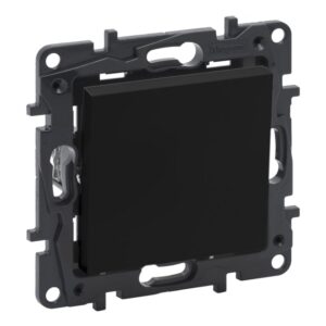 LEGRAND - Niloé inter deux dir. 10AX - 250V à griffes - noir - NNP2210BL