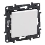 LEGRAND - Niloé inter unipolaire 10AX - 250V à griffes - blanc - NNP2110WH