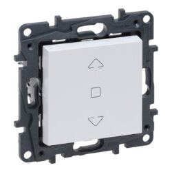 Interrupteur volets roulants blanc, surface mat