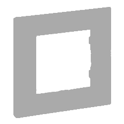 LEGRAND - Niloé plaque simple 1M blanc - NNP111WH
