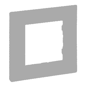 LEGRAND - Niloé plaque simple 1M blanc - NNP111WH