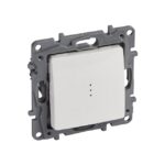 LEGRAND - Niloé poussoir à voyant 6A 250V NO-NF blanc à griffes - 664524