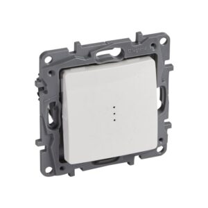 LEGRAND - Niloé poussoir à voyant 6A 250V NO-NF blanc à griffes - 664524