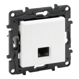 LEGRAND - Niloé prise RJ45 UTP cat6 à griffes-blanc - NNP4304WH