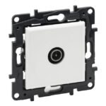 LEGRAND - Niloé prise TV male à griffes-blanc - NNP4103WH