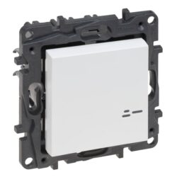 LEGRAND - Niloé variateur univers 3-125W 2 fils à griffes - blanc - NNP2412WH