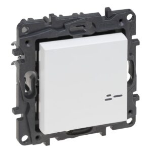 LEGRAND - Niloé variateur univers 3-125W 2 fils à griffes - blanc - NNP2412WH
