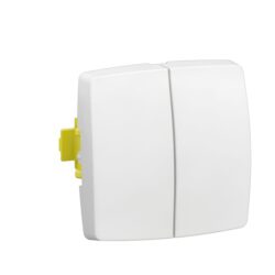 LEGRAND - Oteo double deux directions ou double poussoir 10A - 250V - appareil composable - 086120L
