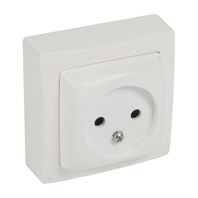 LEGRAND - Oteo prise de courant 2 P 10/16 A - 250 V - monobloc - 086024 LEGRAND - Oteo prise de courant 2 P 10/16 A - 250 V - monobloc - 086024