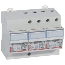 LEGRAND - Paraf. T2+T3 protégé 3P+N Icc 10 kA - 1.2 kV - 6 mod. - 003973