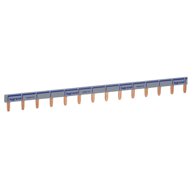 LEGRAND Peigne à dent unipolaire 57 modules Peigne unipolaire 57 modules 16 mm² avec dents cuivre pour tableau électrique
