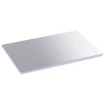 LEGRAND - Plaque de finition inox - pour couvercle rectangulaire plastique gris RAL 7031 1 - 088016