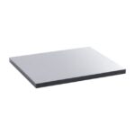 LEGRAND - Plaque de finition pleine inox - pour couvercle carré métal 16/24 modules (réf. - 088047