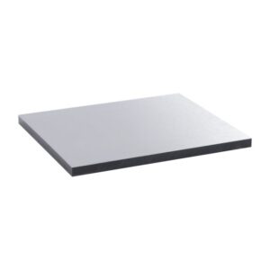 LEGRAND - Plaque de finition pleine inox - pour couvercle carré métal 16/24 modules (réf. - 088047